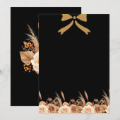 Elegant Minimal Wedding Invitation Template 招待状 (正面/裏面)