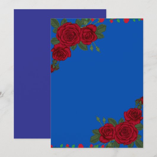 Elegant Minimal Wedding Invitation Template 招待状 (正面/裏面)