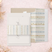 Elegant Minimal Wedding RSVP Website Card