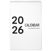 Elegant Minimalist 2026 Calendar カレンダー (カバー)
