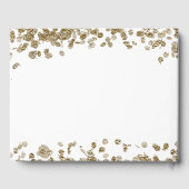 Elegant Minimalist Black and Gold 84th Birthday ゲストブック (裏面)