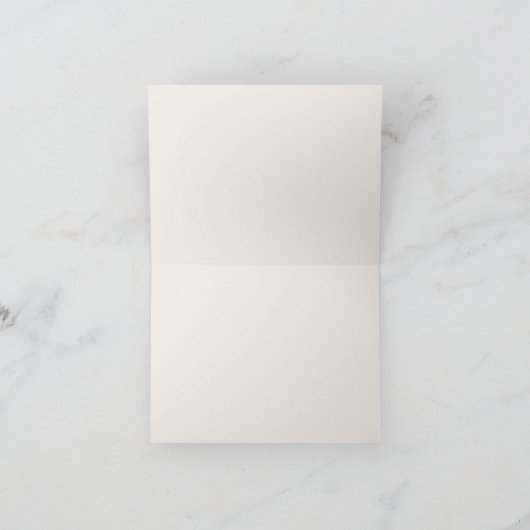 Elegant Minimalist Black and Ivory Two Border ノートカード (内部)