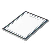 Elegant Minimalist Border Custom Notepad, Professi ノートパッド (回転)