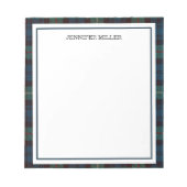 Elegant Minimalist Border Custom Notepad, Professi ノートパッド (正面)