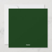 Elegant Minimalist Botanical Christmas Corporate  シーズンカード (裏面)