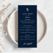 Elegant Minimalist Botanical Wedding メニュー