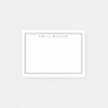 Elegant Minimalist Brown Two Border