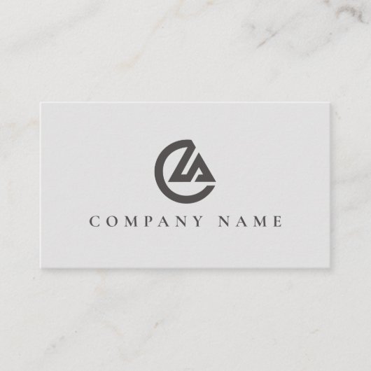 Elegant Minimalist Business Card with QR Code 名刺 (正面)