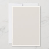 Elegant Minimalist Calligraphy Wedding 招待状 (裏面)