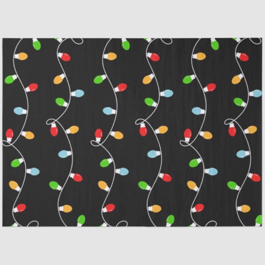 Elegant Minimalist Christmas Lights 薄葉紙 (正面)