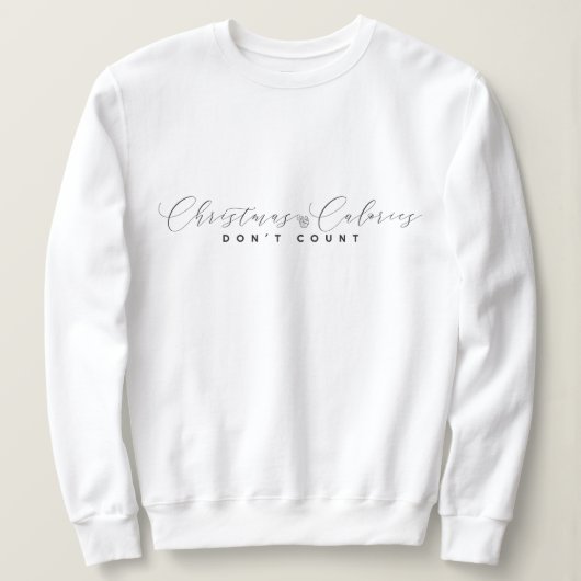 Elegant Minimalist Christmas Sweatshirt スウェットシャツ (デザイン正面)