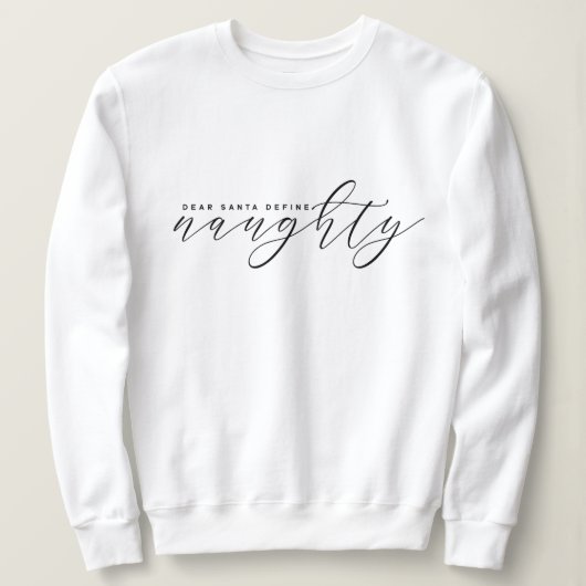 Elegant Minimalist Christmas Sweatshirt スウェットシャツ (デザイン正面)