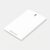 Elegant Minimalist Classic Monogram Design ポストイット (アングル)