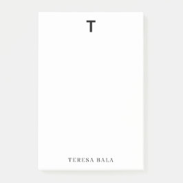 Elegant Minimalist Classic Monogram Design ポストイット