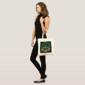 Elegant Minimalist Eid Mubarak Tote トートバッグ (正面(モデル))