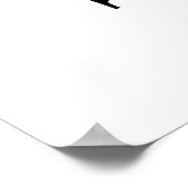 Elegant Minimalist Family Photo 3 Birth Years ポスター (角)