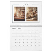 Elegant Minimalist Family Photo Calendar 2026 カレンダー (1月 2026)