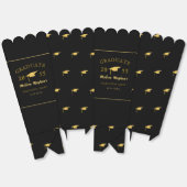  Elegant Minimalist Graduation Cap Grad Party  フェイバーボックス (見開き)