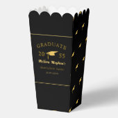 Elegant Minimalist Graduation Cap Grad Party  フェイバーボックス (正面)