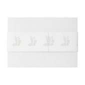 Elegant Minimalist Greenery Wedding Invitation 招待状ベリーバンド (裏面例)