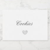 Elegant Minimalist Heart Label - Custom Label フードラベル (シングルラベル)