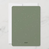 Elegant Minimalist Holiday Photo Card シーズンカード (裏面)