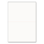 Elegant Minimalist Ivory Taupe Wedding Place Card テーブルナンバー (裏面)