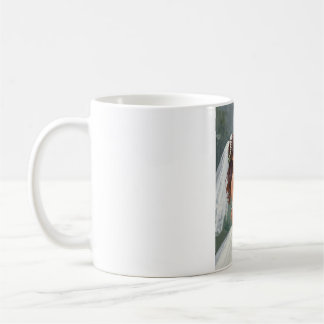 Elegant Minimalist Just Married Couple Art Coffee  コーヒーマグカップ