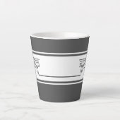 Elegant Minimalist Latte Mug カフェラテマグ (正面)