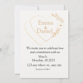 Elegant Minimalist & Modern Wedding Invitations 招待状