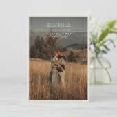 Elegant Minimalist Photo Wedding セーブザデート (スタンド正面)