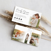 Elegant Minimalist Photography Business Card 名刺