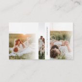 Elegant Minimalist Photography Business Card 名刺 (裏面)
