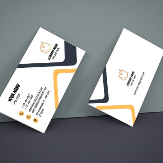 Elegant Minimalist Professional Business Card 名刺