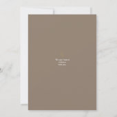 Elegant Minimalist Save the Date Card | Modern セーブザデート (裏面)