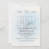 Elegant Minimalist Save the Date Wedding Invitatio 招待状 (正面)
