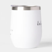 Elegant Minimalist Wedding Bridesmaid Gift (右面)