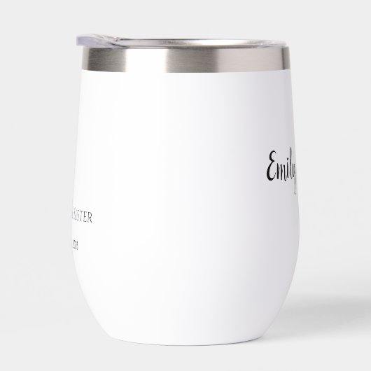 Elegant Minimalist Wedding Bridesmaid Gift (右面)