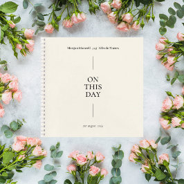 Elegant Minimalist Wedding Guest Book ノートブック