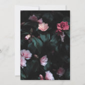 Elegant Minimalist Wedding Invitation 招待状 (裏面)