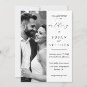 Elegant Minimalist Wedding Invitation Card 招待状 (正面)