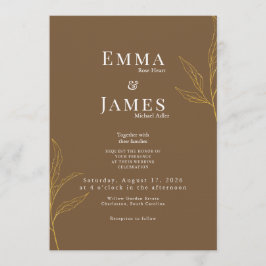 Elegant Minimalist Wedding Invitation | Modern 招待状