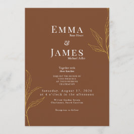 Elegant Minimalist Wedding Invitation | Modern 招待状