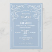 Elegant Minimalist Wedding Invitation | Modern 招待状 (正面)