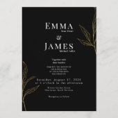 Elegant Minimalist Wedding Invitation | Modern 招待状 (正面)