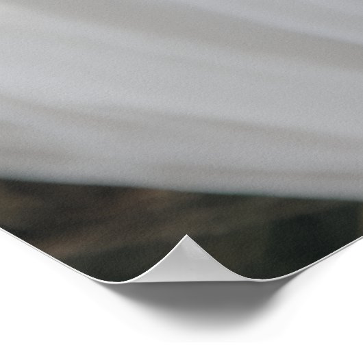 Elegant Minimalist Wedding Welcome Sign ポスター (角)