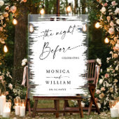 Elegant Minimalist WELCOME Rehearsal Dinner アクリルサイン