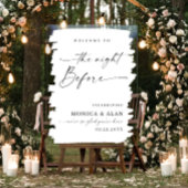 Elegant Minimalist WELCOME Rehearsal Dinner アクリルサイン