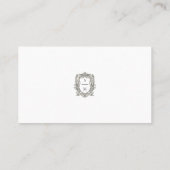 Elegant & Minimalist with Meal Choice Wedding プレイスカード (裏面)