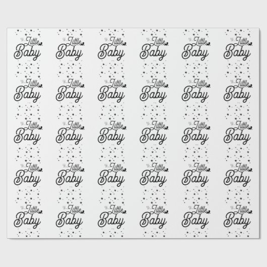 Elegant Minimalist Wrapping Paper ラッピングペーパー (フラット)